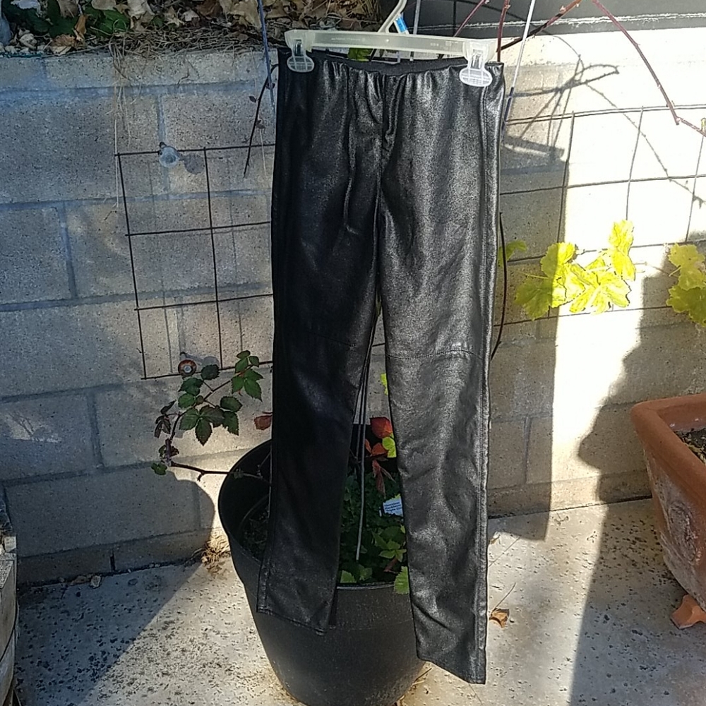Pleather pants